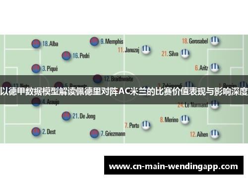 以德甲数据模型解读佩德里对阵AC米兰的比赛价值表现与影响深度